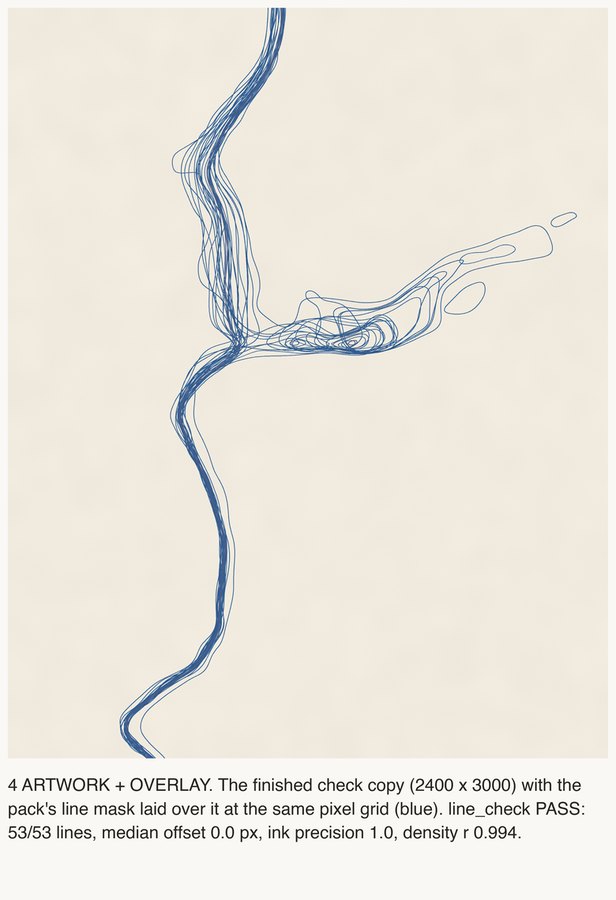 Anatomy board: Ghost of the Creek | Engraved Memory. Panel 4 of 4